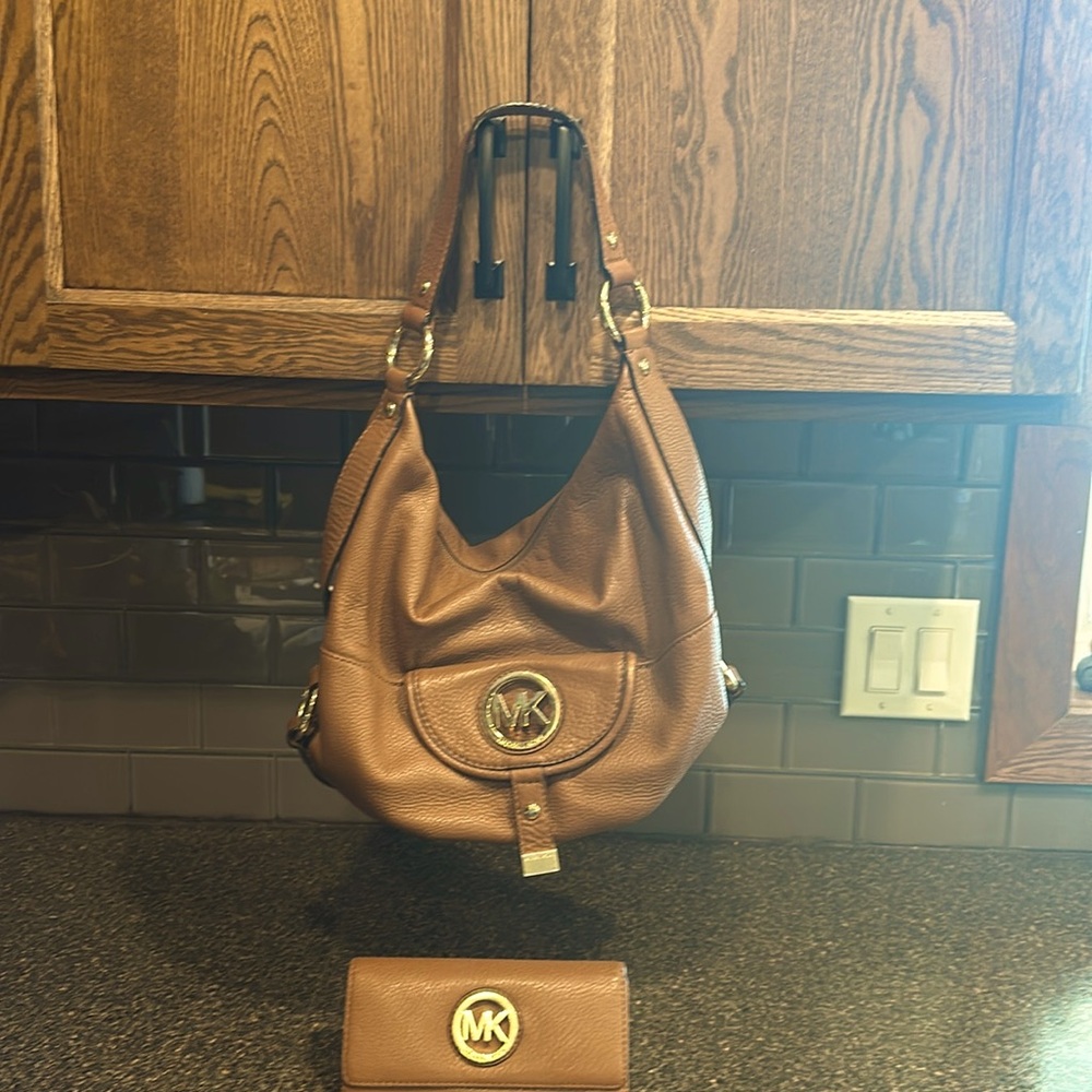 Michael Kors hobo shoulder bag AND wallet